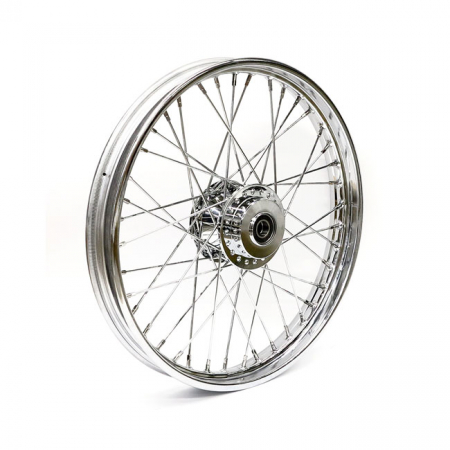 3.00 X 16 FRONT WHEEL 40 SPOKES CHROME