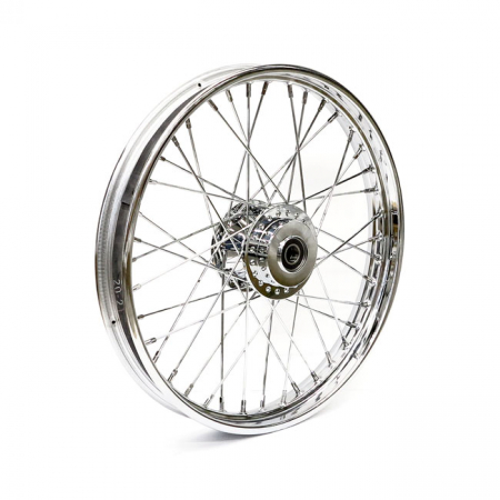 2.15 X 21 FRONT WHEEL 40 SPOKES CHROME