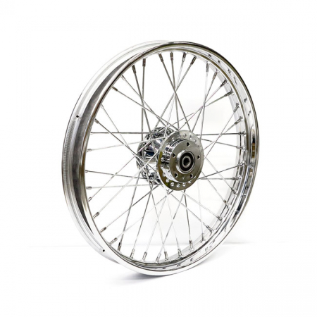 2.15 X 21 FRONT WHEEL 40 SPOKES CHROME