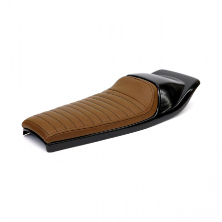 C-RACER, BOLNTOR SCR5 FLAT TRACK SEAT. DARK BROWN