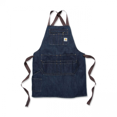 CARHARTT DENIM APRON DARK BLUE RIDGE