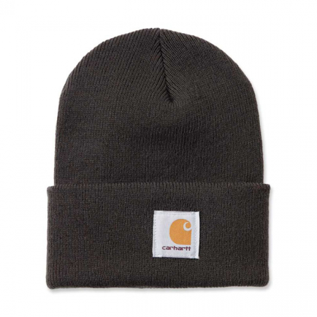 CARHARTT RIB KNIT BEANIE WATCH, DARK GREEN