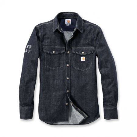 CARHARTT PPE DENIM SHIRT CLASSIC DARK