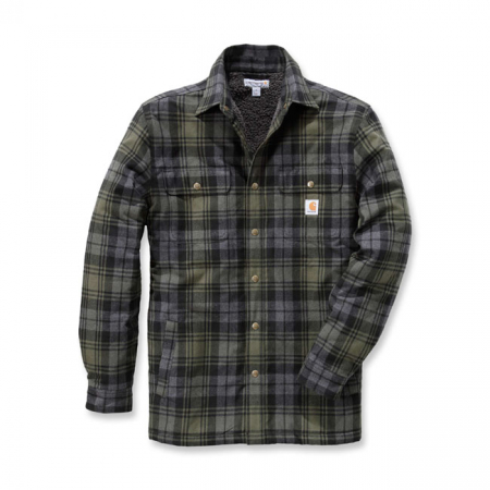 CARHARTT HUBBARD SHERPA LINED SHIRT JACKE