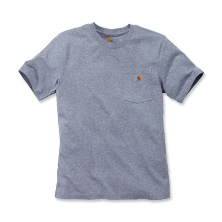 CARHARTT WORKWEAR POCKET T-SHIRT S/S HEATHER GREY