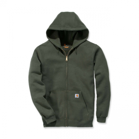 CARHARTT ZIP HOODED SWEATSHIRT MOSS