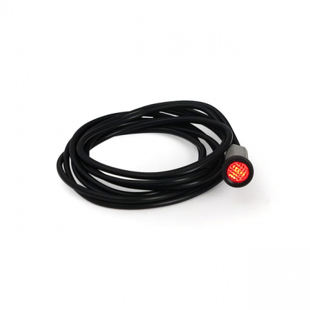 INDICATOR LIGHT 3/8", OIL (RED)