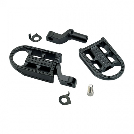 BILTWELL, MUSHMAN RIDER FOOT PEGS. BLACK