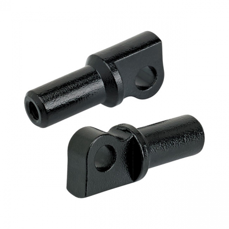 BILTWELL, FOOT PEG CLEVIS CLASSIC. BLACK