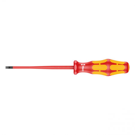 WERA SCREWDRIVER VDE INSULATED FOR SLOTTED SCREWS