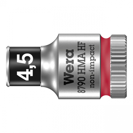 WERA ZYKLOP 1/4" SOCKET WITH HOLDING FUNCTION - METRIC 4.5