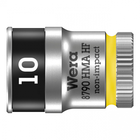 WERA ZYKLOP 1/4" SOCKET WITH HOLDING FUNCTION - METRIC 10.0