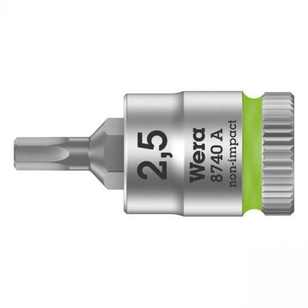 WERA ZYKLOP 1/4" HEX SOCKET BIT - METRIC