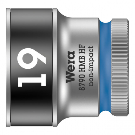 WERA ZYKLOP 3/8" SOCKET WITH HOLDING FUNCTION - METRIC 19.0