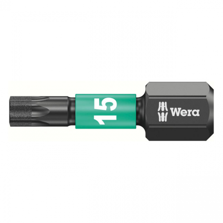 WERA 1/4" BIT FOR TORXÂ® SCREWS IMPAKTOR TX15