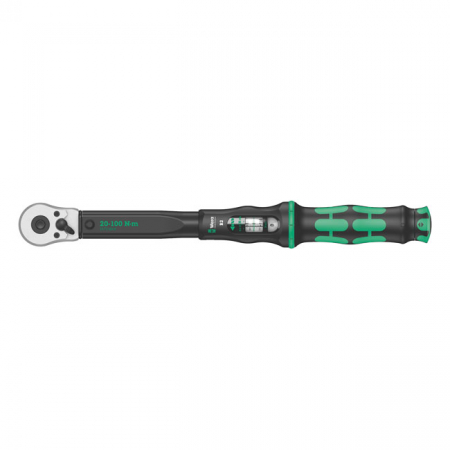 WERA 3/8" DRIVE TORQUE WRENCH 20-100 NM WITH RATCHET