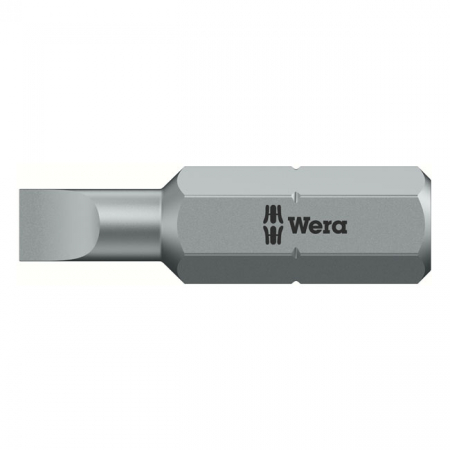 WERA 1/4" BIT FOR SLOTTED SCREWS