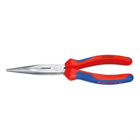 KNIPEX SNIPE NOSE PLIERS WITH SIDE CUTTER 200MM