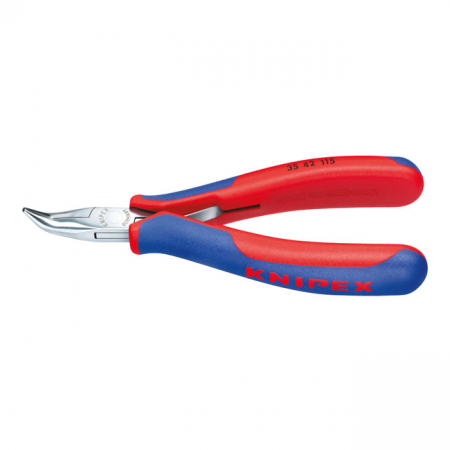 KNIPEX ELECTRONICS PLIERS WITH 45Â° ANGLED HEAD 115MM