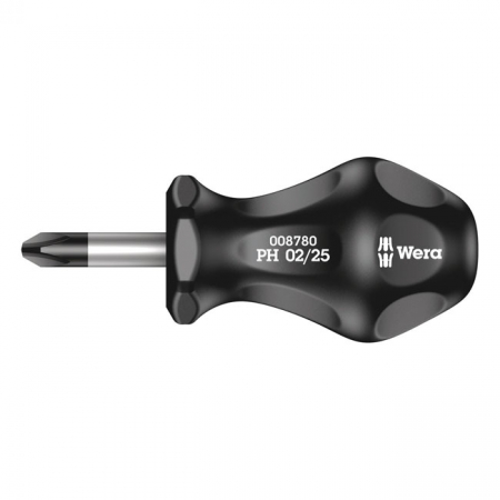 WERA STUBBY SCREWDRIVER FOR PHILLIPS SCREWS PH2 SE