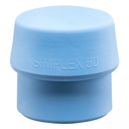 HALDER INSERT FOR SIMPLEX MALLET 50MM BLUE TPE - SOFT