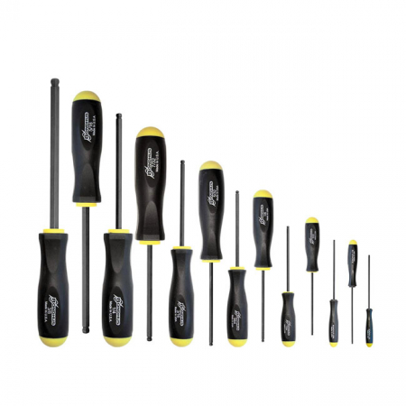 BONDHUS, HEX BALL-END ALLEN SCREWDRIVER SET US SIZES