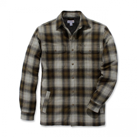 CARHARTT HUBBARD SHERPA LINED SHIRT JACKET MI