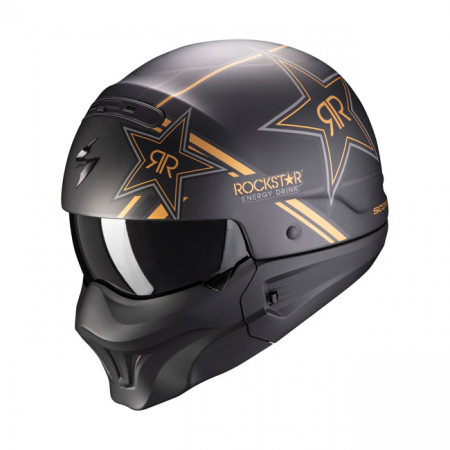 SCORPION EXO-COMBAT EVO HELMET ROCKSTAR GOLD