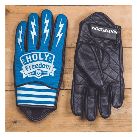 HOLY FREEDOM HOTWHEELS GLOVES BLUE