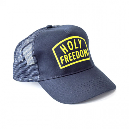 HOLY FREEDOM WORKER TRUCKER CAP DARK BLUE