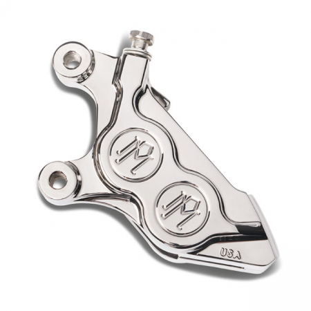 PM, 4-P 08-UP 125X4B CALIPER. BOLT-ON, LEFT FRONT. CHROME