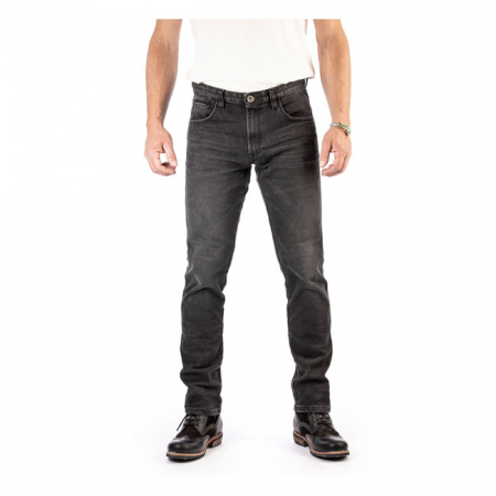 ROKKER TAPERED SLIM ROKKERTECH JEANS, BLACK