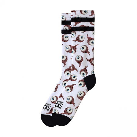 AMERICAN SOCKS SIGNATURE FREAK EYES, DOUBLE BLACK