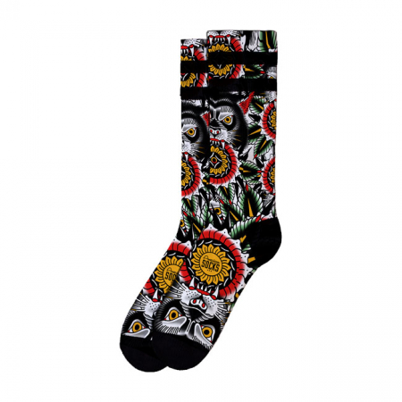 AMERICAN SOCKS SIGNATURE WOLF, DOUBLE BLACK STRIPED