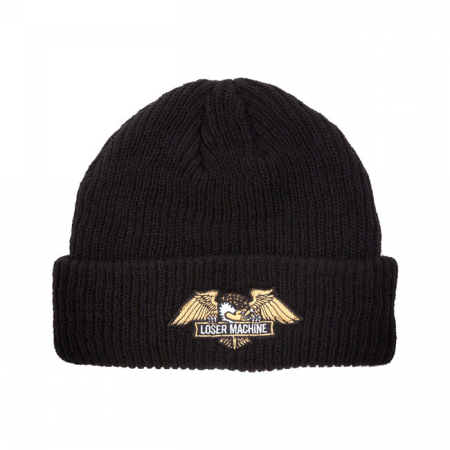 LOSER MACHINE FRANK BEANIE, BLACK