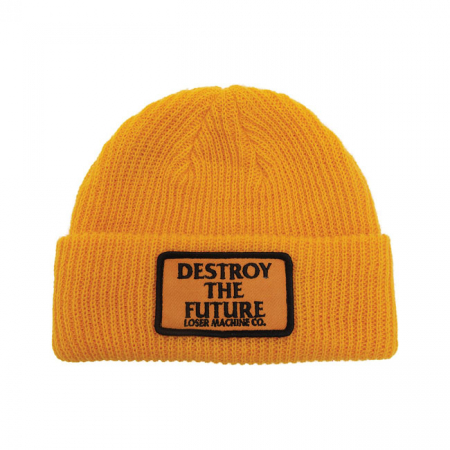 LOSER MACHINE TOKEN BEANIE GOLD