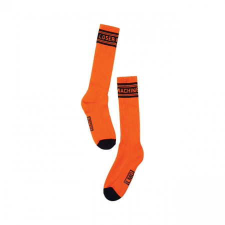 LOSER MACHINE GARDERNA SOCKS TALL ORANGE