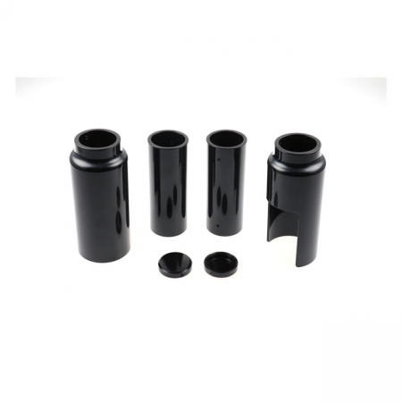 CULT-WERK, 6-PIECE FORK TUBE COVER KIT. GLOSS BLACK