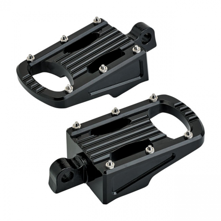 BILTWELL PUNISHER RIDER FOOTPEGS BLACK