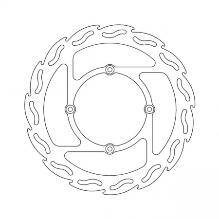 MOTO-MASTER FLAME SERIES FIXED BRAKE ROTOR