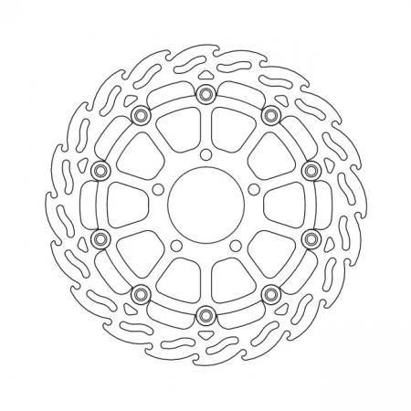 MOTO-MASTER FLAME SERIES FLOATING BRAKE ROTOR