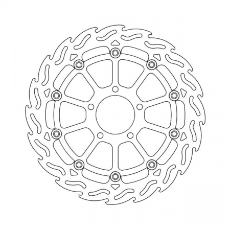 MOTO-MASTER FLAME SERIES FLOATING BRAKE ROTOR