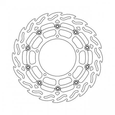 MOTO-MASTER FLAME SERIES FLOATING BRAKE ROTOR