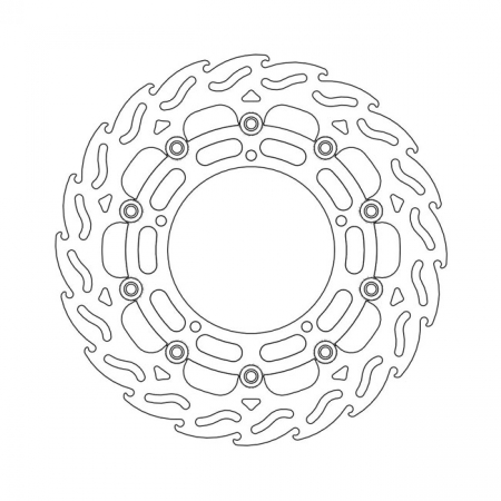 MOTO-MASTER FLAME SERIES FLOATING BRAKE ROTOR