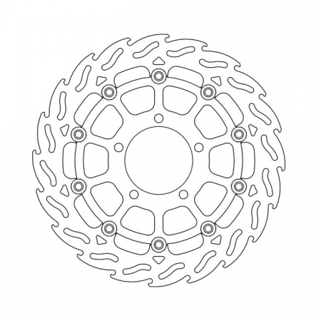 MOTO-MASTER FLAME SERIES FLOATING BRAKE ROTOR