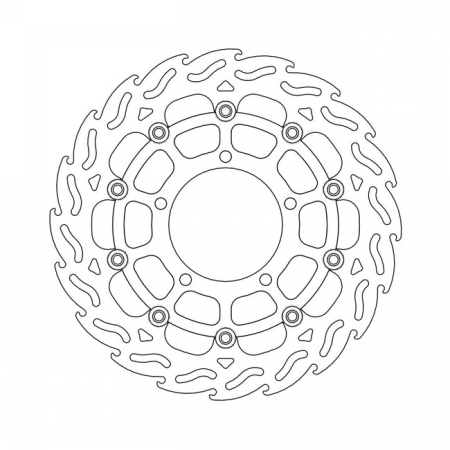 *6 DAYS EXTRA TRANSIT TIME* MOTO-MASTER FLAME SERIES FLOATING BRAKE