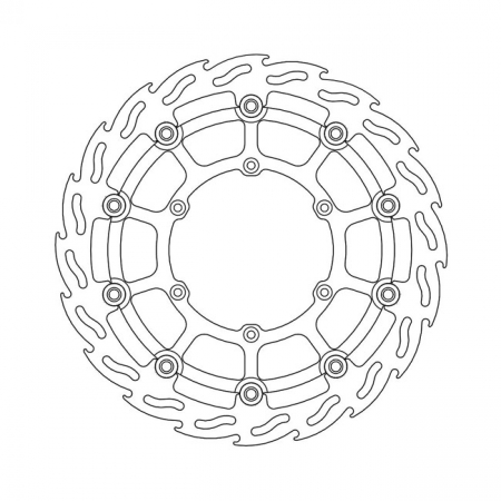 MOTO-MASTER FLAME SERIES FLOATING BRAKE ROTOR