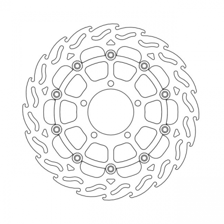 MOTO-MASTER FLAME SERIES FLOATING BRAKE ROTOR