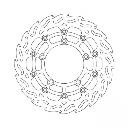 MOTO-MASTER FLAME SERIES FLOATING BRAKE ROTOR