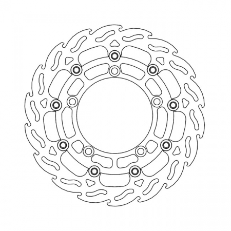 MOTO-MASTER FLAME SERIES FLOATING BRAKE ROTOR